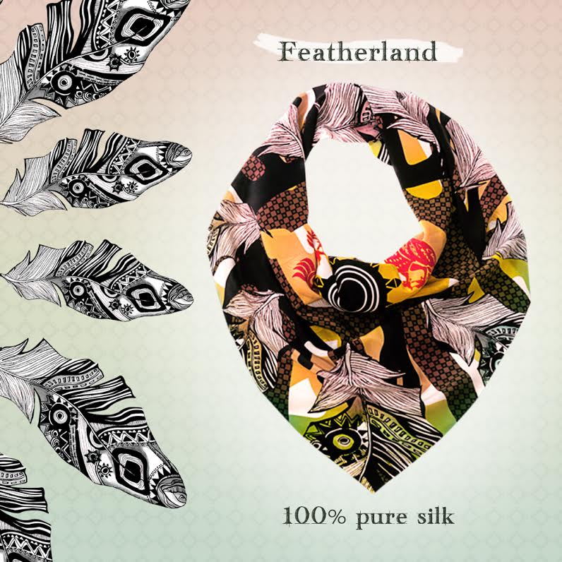 Laniakea Beograd Fetherland 100% pure silk