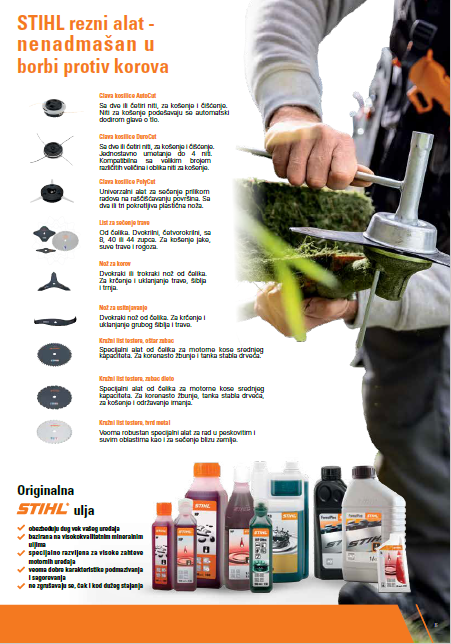 plakat akcija rezni alat i stihl ulja braca lazic kosjeric