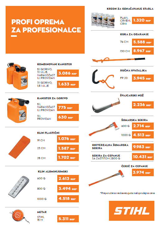 plakat_akcija_sumarska_oprema_stihl_braca_lazic_kosjeric