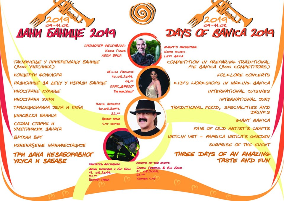 program dani banice 2019 bela palanka
