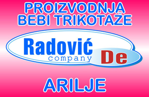 Radović De Company doo Arilje Proizvodnja bebi trikotaže, bebi odeće i opreme