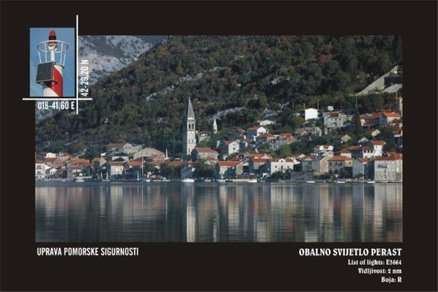 Uprava pomorske sigurnosti Obalno svetlo Perast