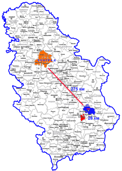 Geografski položaj opštine Žitorađa Geografski položaj opštine Žitorađa