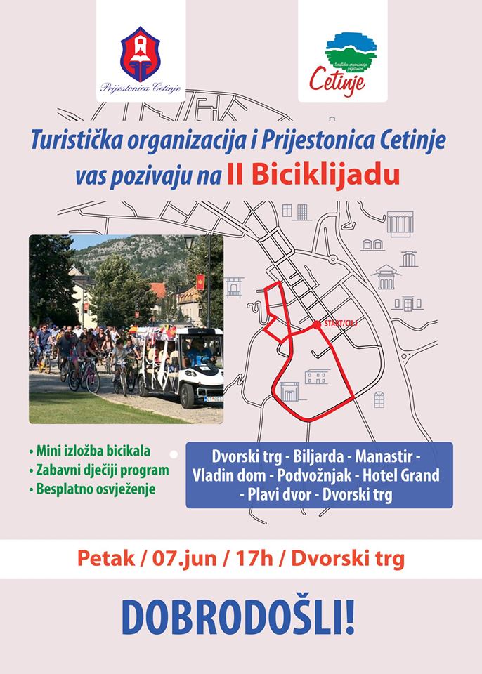 plakat 2. biciklijada 2019 cetinje plakat 2. biciklijada 2019 cetinje
