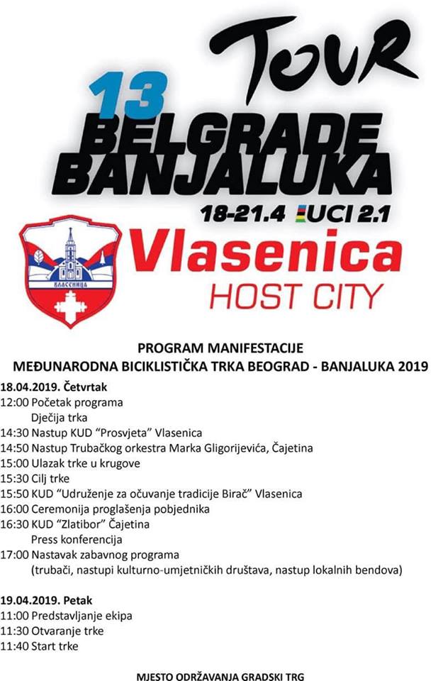 plakat medjunarodna biciklisticka trka beograd banja luka 2019 plakat medjunarodna biciklisticka trka beograd banja luka 2019