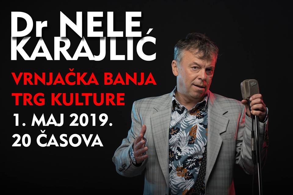 plakat prvomajski koncert dr nele karajlic prvi maj 2019 trg kulture vrnjacka banja