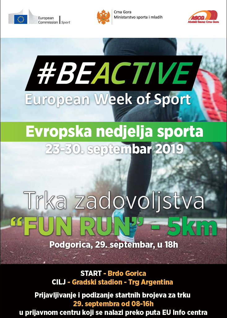 plakat trka zadovoljstva fun run 2019 podgorica plakat trka zadovoljstva fun run 2019 podgorica