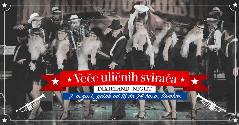 plakat vece ulicnih sviraca dixieland night 2019 sombor plakat vece ulicnih sviraca dixieland night 2019 sombor
