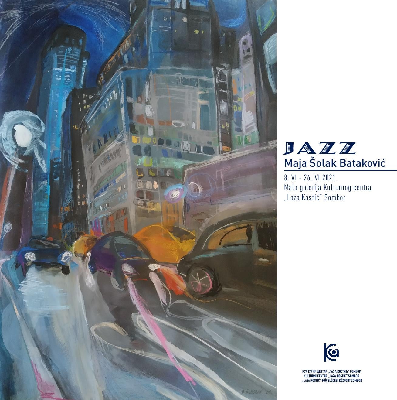 plakat-izlozba-crteza-jazz-maja-solak-batakovic-2021-sombor plakat-izlozba-crteza-jazz-maja-solak-batakovic-2021-sombor